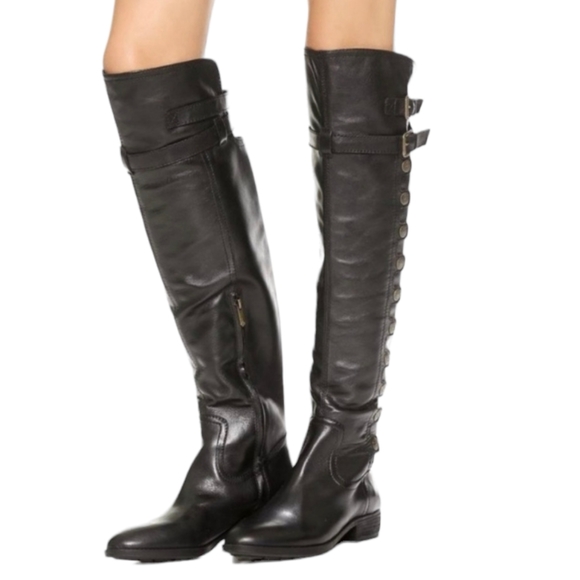 Sam Edelman Black Over the Knee Boots - Picture 1 of 11